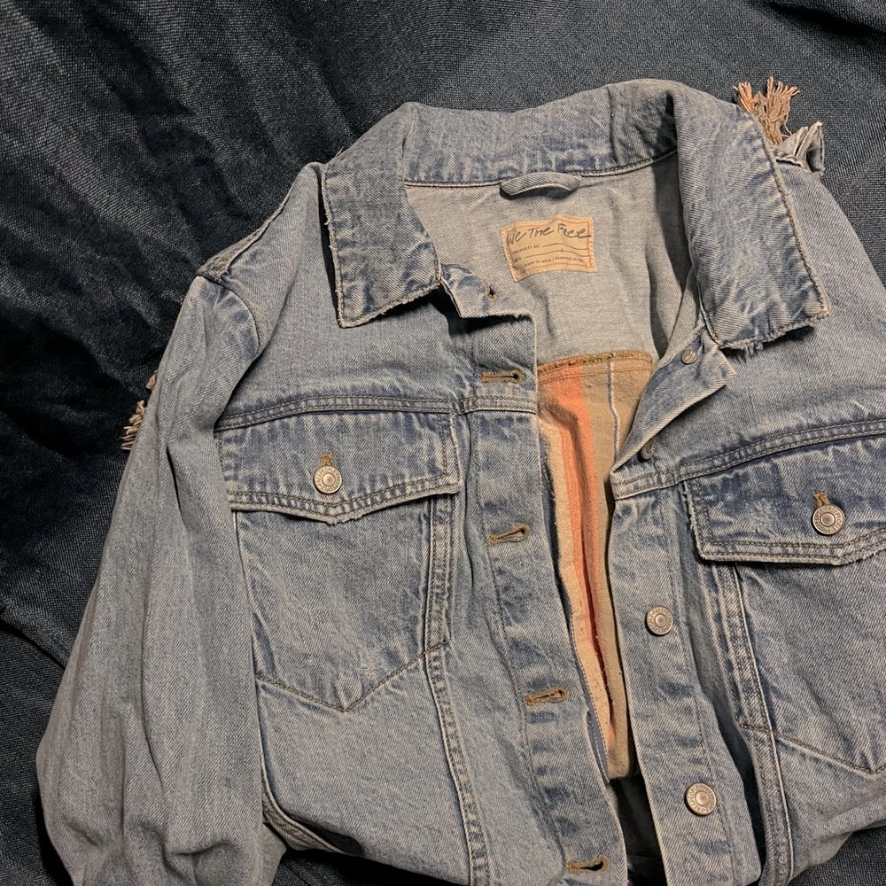 NWOT Free People Jean Jacket